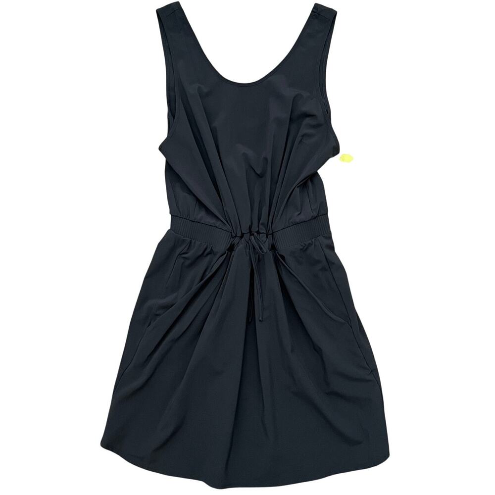 All In Motion Lightweight Stretch Double Scoop Breeze Dress Pockets Black Large
